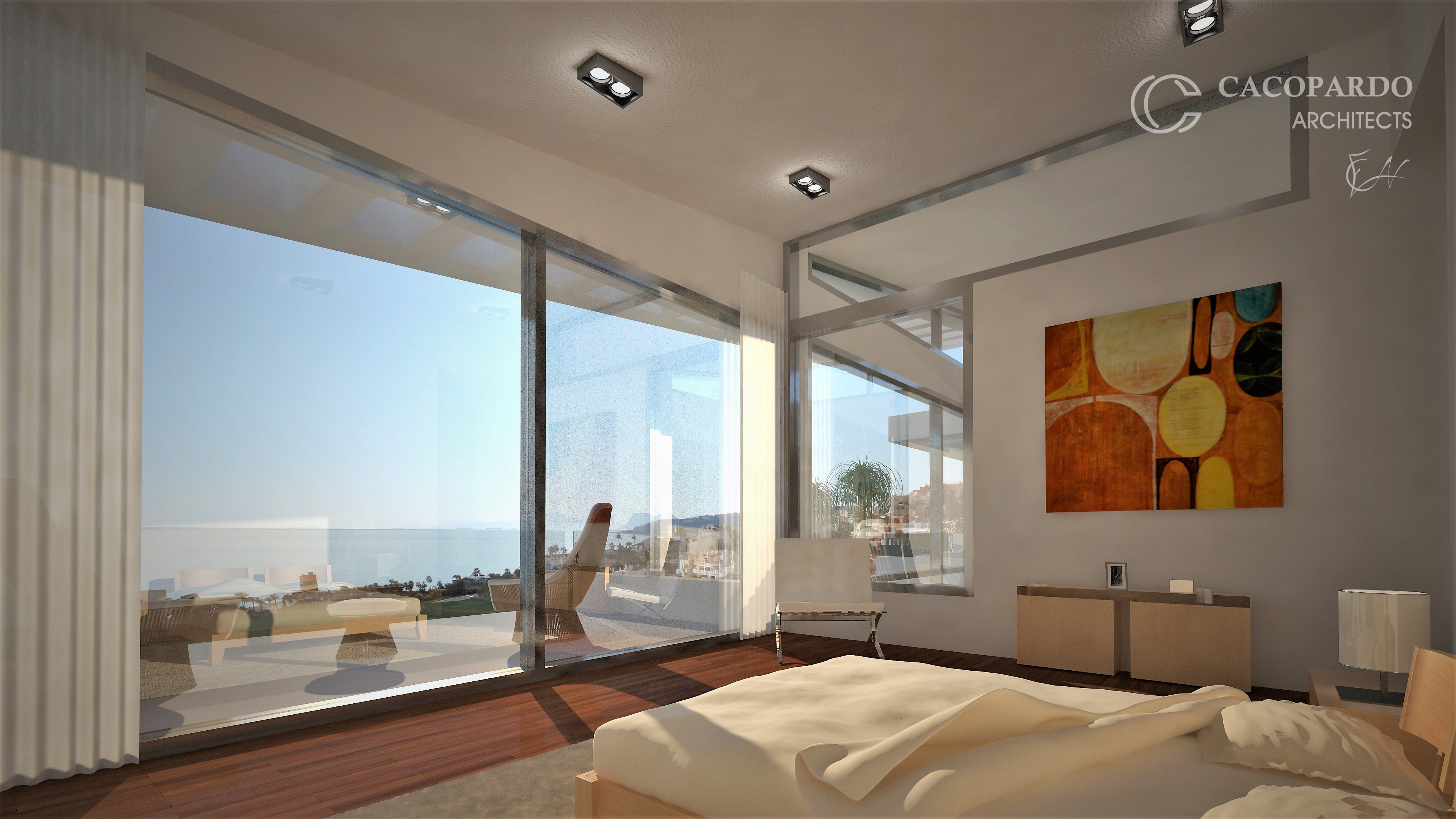 地中海风情豪华别墅，设计师打造无限海景视野-11