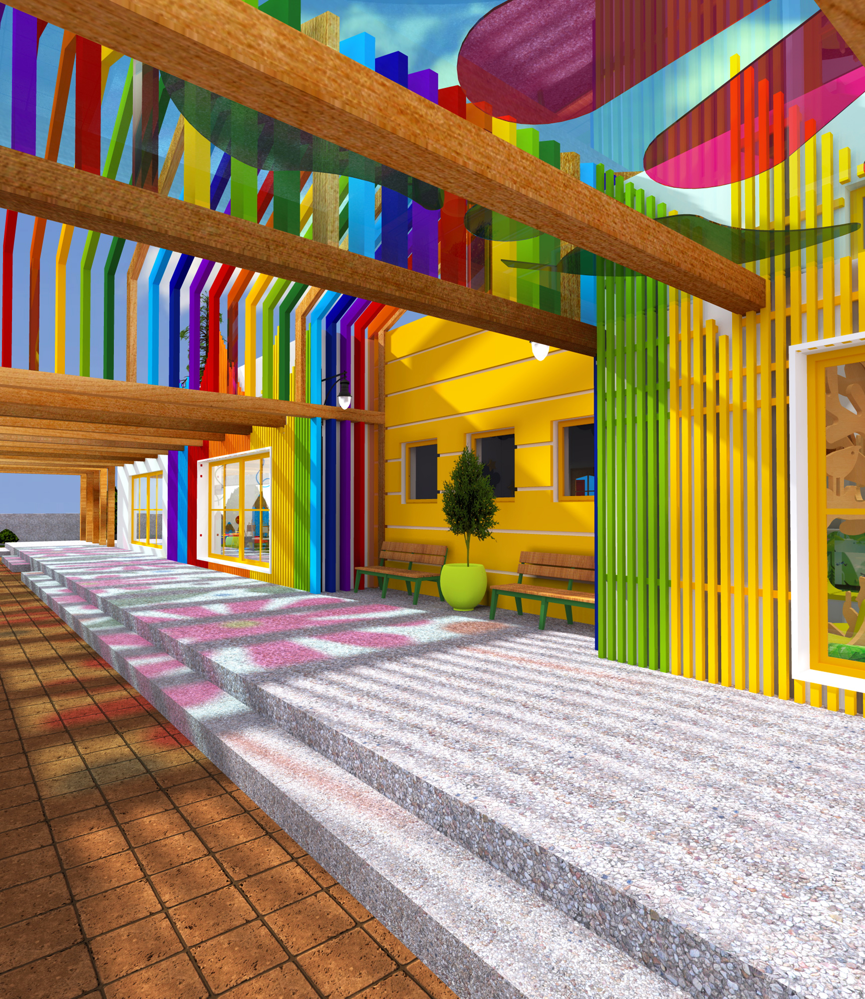 "魔法钥匙"幼儿园设计 | 希腊 Ioannina 的创意空间-72