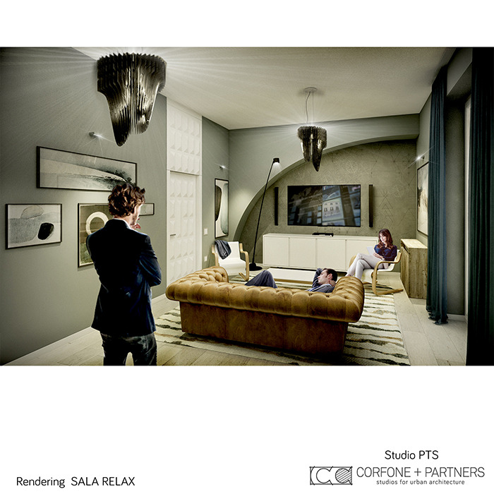 意大利 Foggia 市历史建筑改造的现代办公空间-8