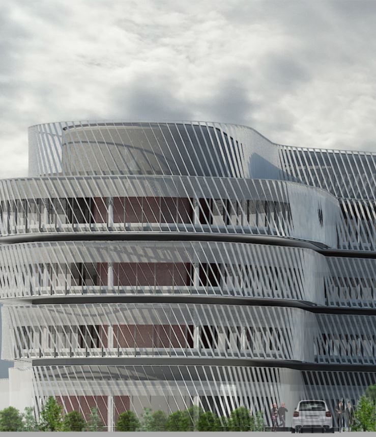 自由曲面办公楼-11