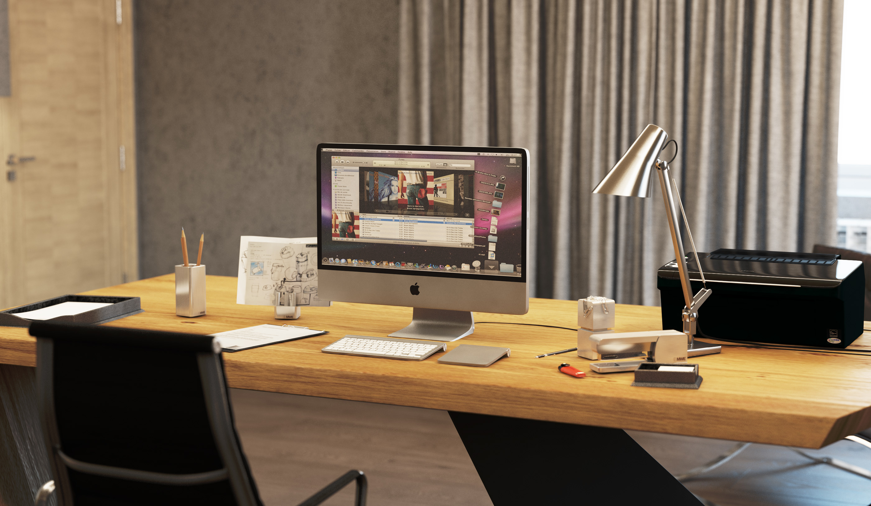 Visualization of a country house-8