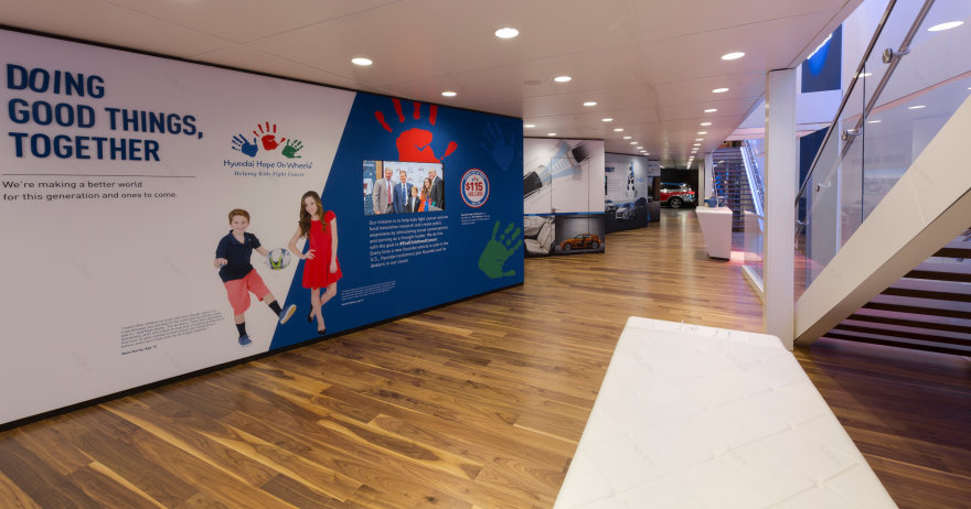 现代汽车洛杉矶车展 2016 展示空间设计-16