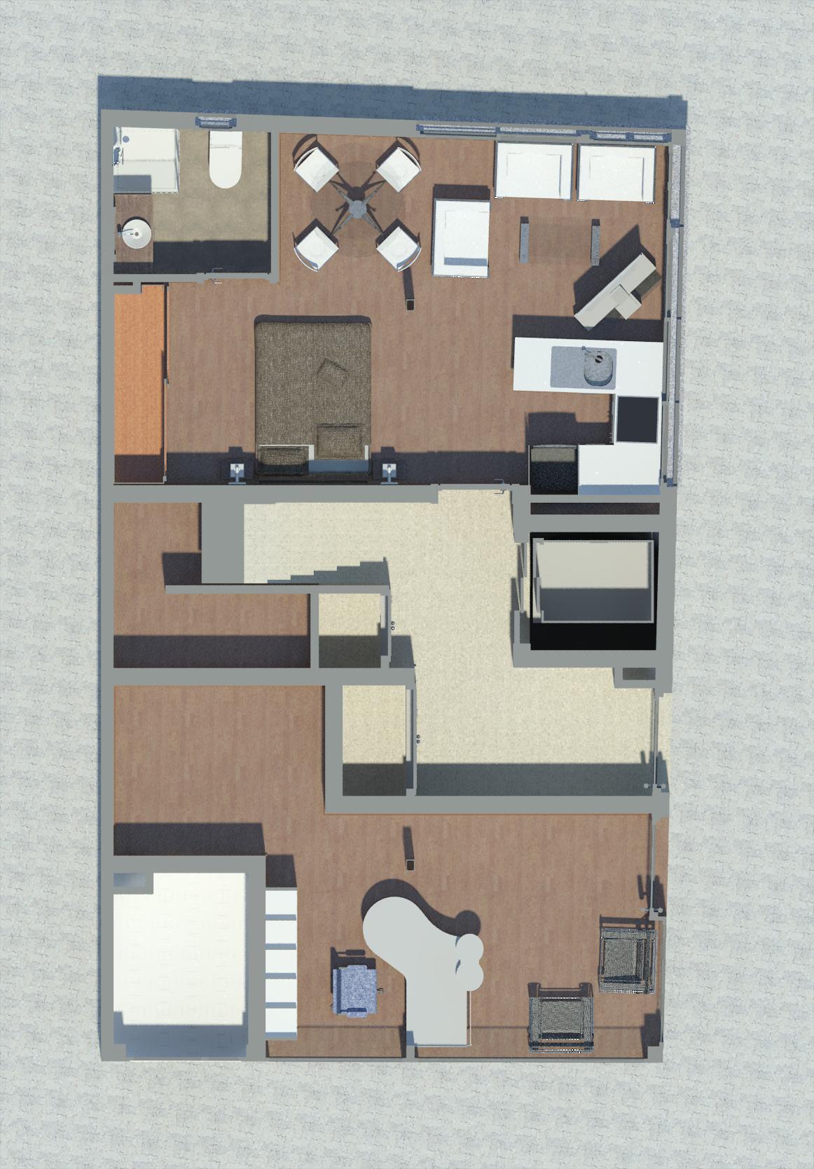 2011 年未实现的马拉加 Pedregalejo 三室公寓设计-8