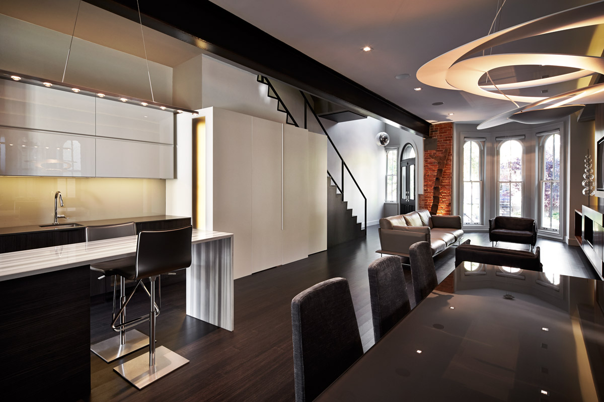 华盛顿特区科克罗恩住宅，现代温馨的聚会空间-6