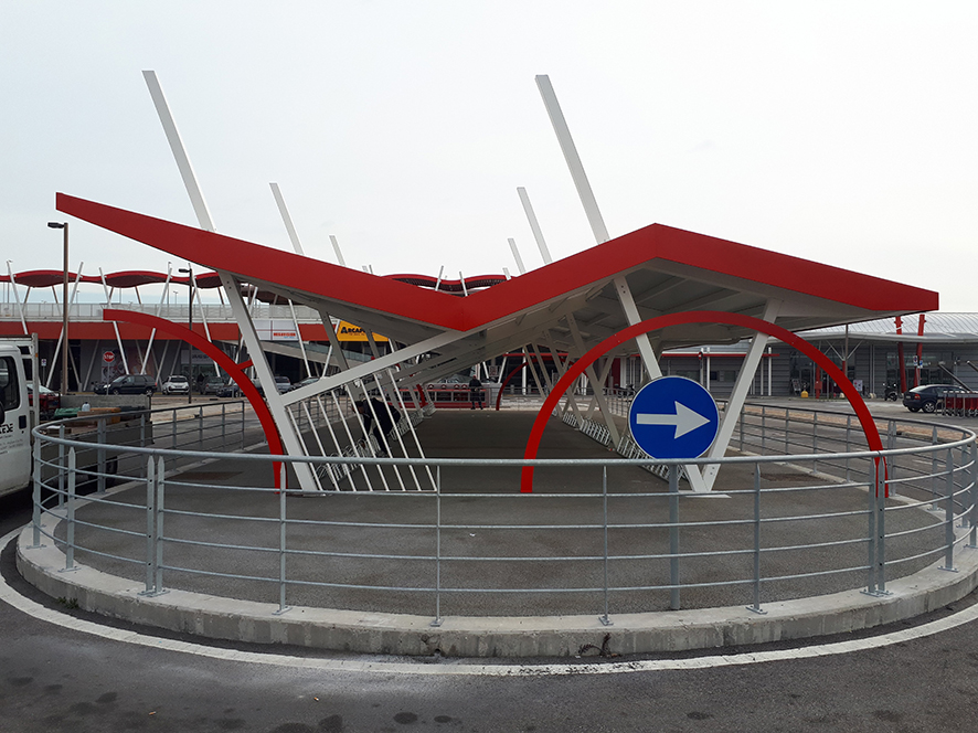 智能环保的自行车停车设施-3