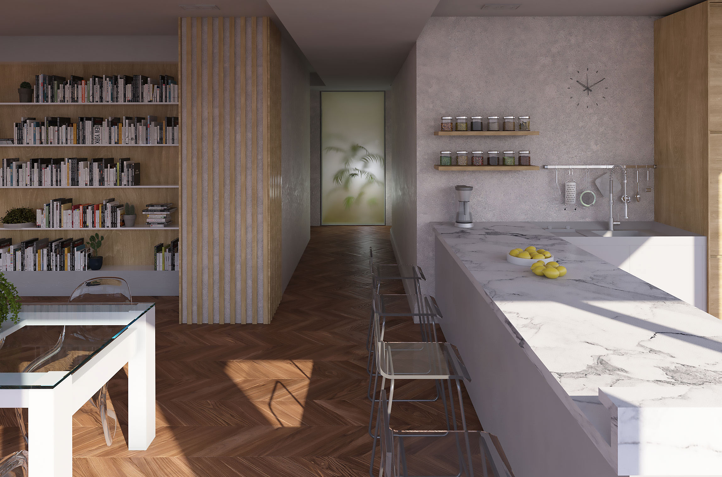 纽约光影公寓，打造极致生活空间-5