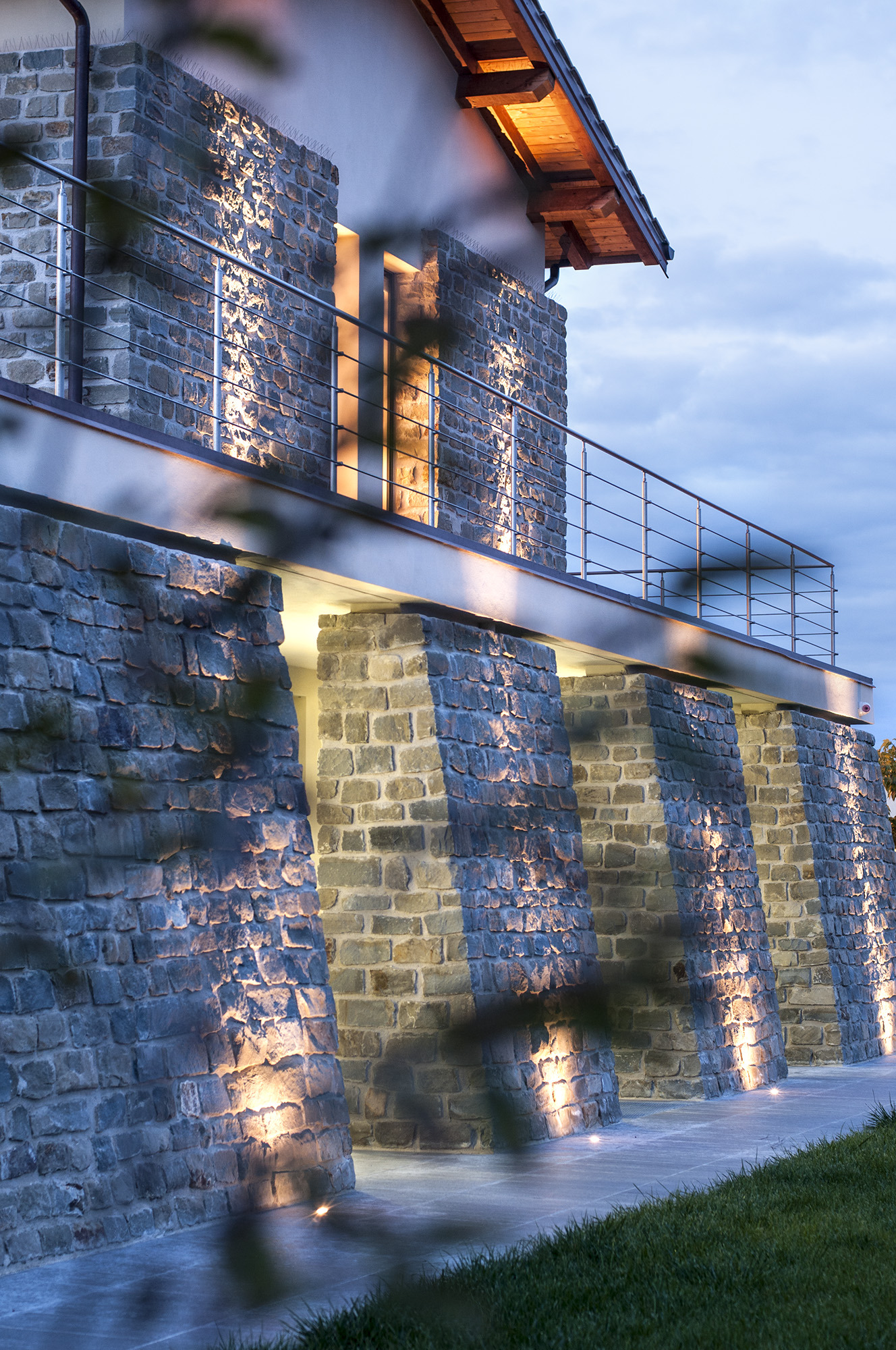 乡村风格别墅，室内外一体化设计-4