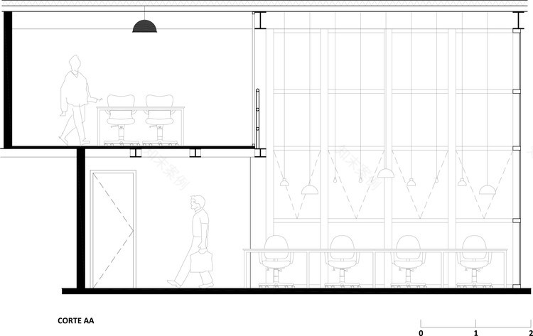 巴西圣保罗 Live Biz 工作室翻新设计-15