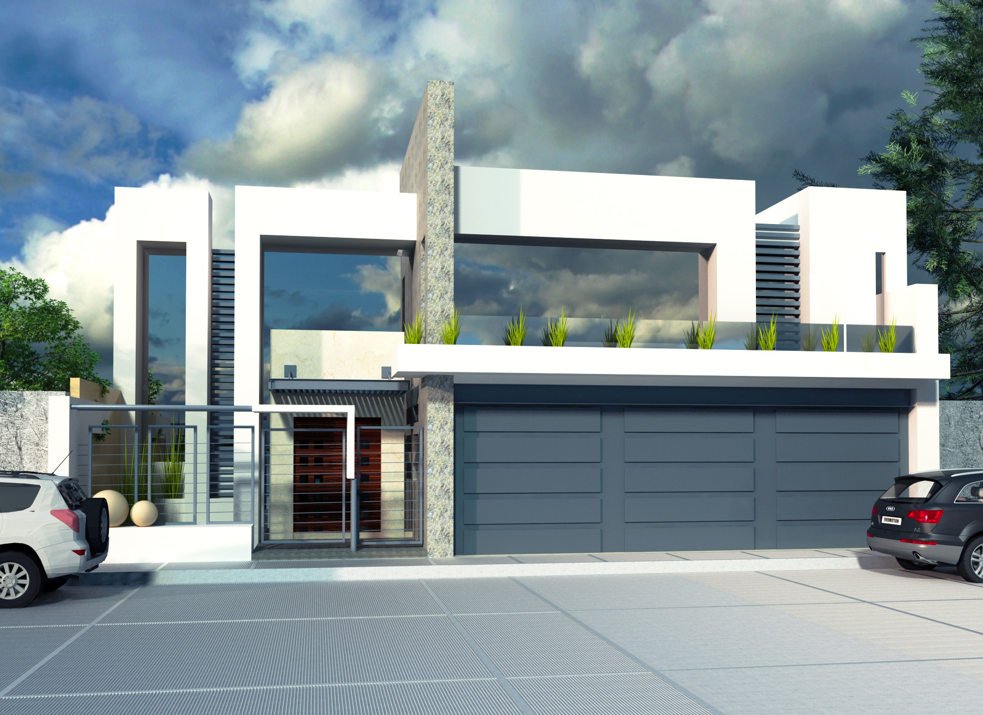 墨西哥风情独栋住宅设计-4