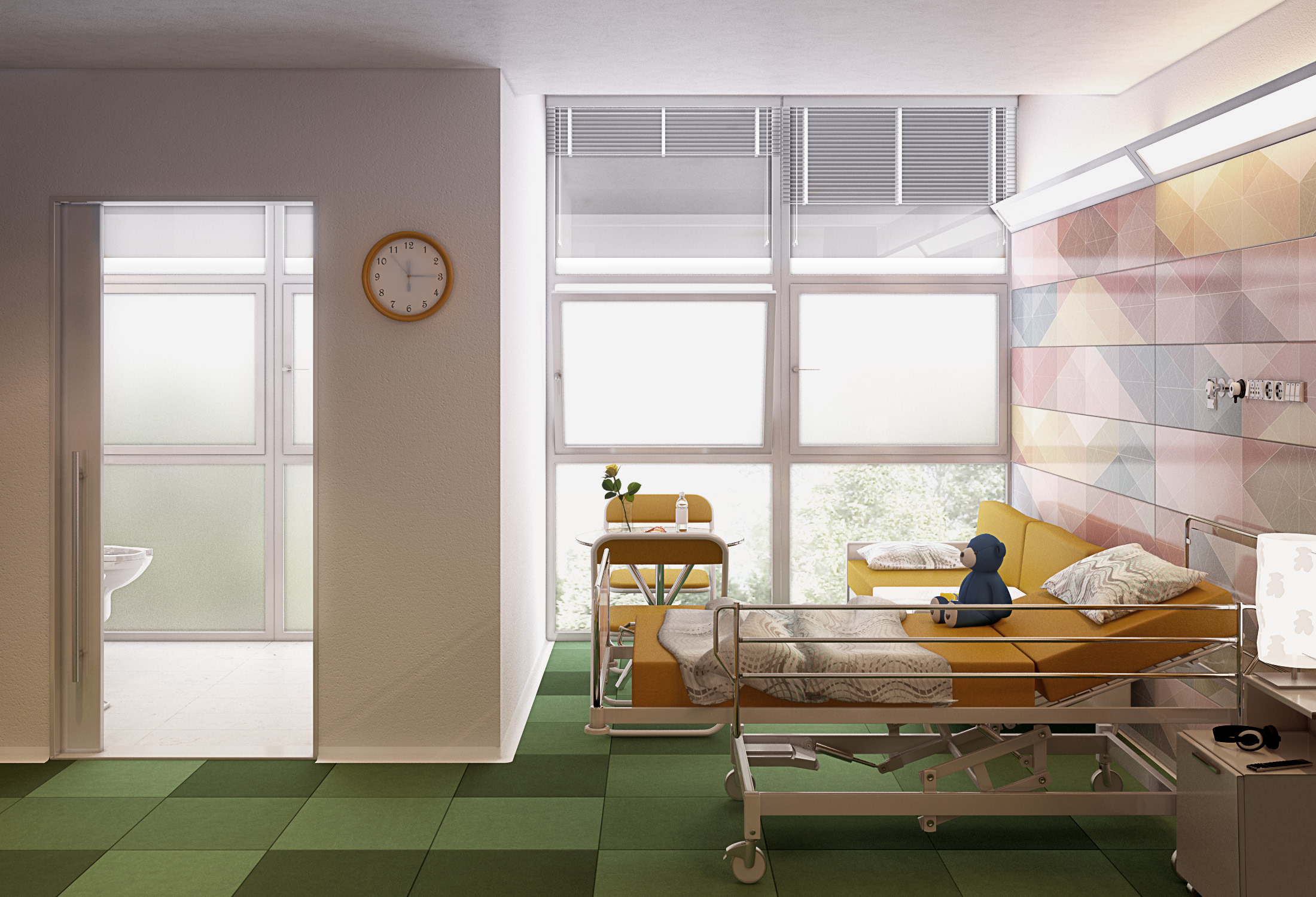 帕多瓦儿科医院的房间-6