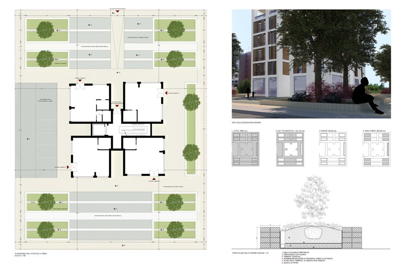 2015 年意大利 Reggio Emilia 城市广场公寓设计案例-3