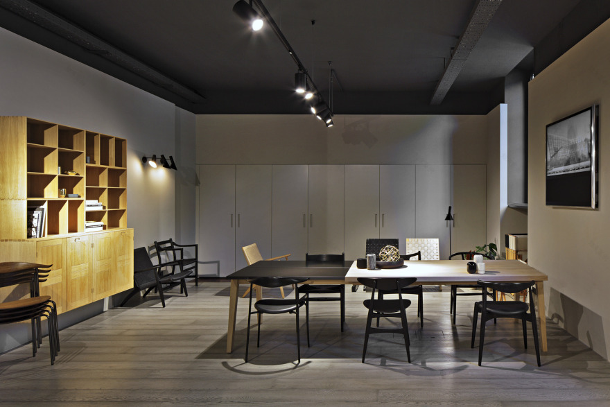意大利首个 Carl Hansen & Søn 展示厅,简约北欧风遇见历史米兰空间-7