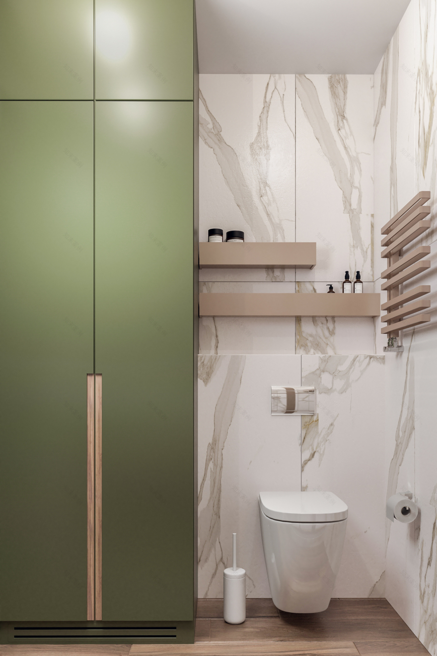 莫斯科 38 平米现代公寓,温暖色彩演绎托斯卡纳风情-20