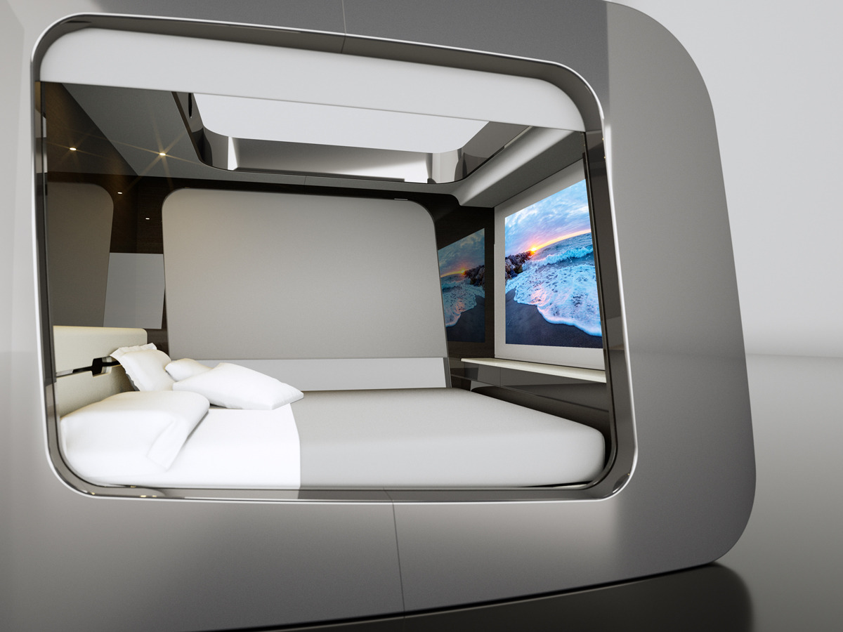 迪拜私人住宅中的高科技睡眠舱——HiCan-19