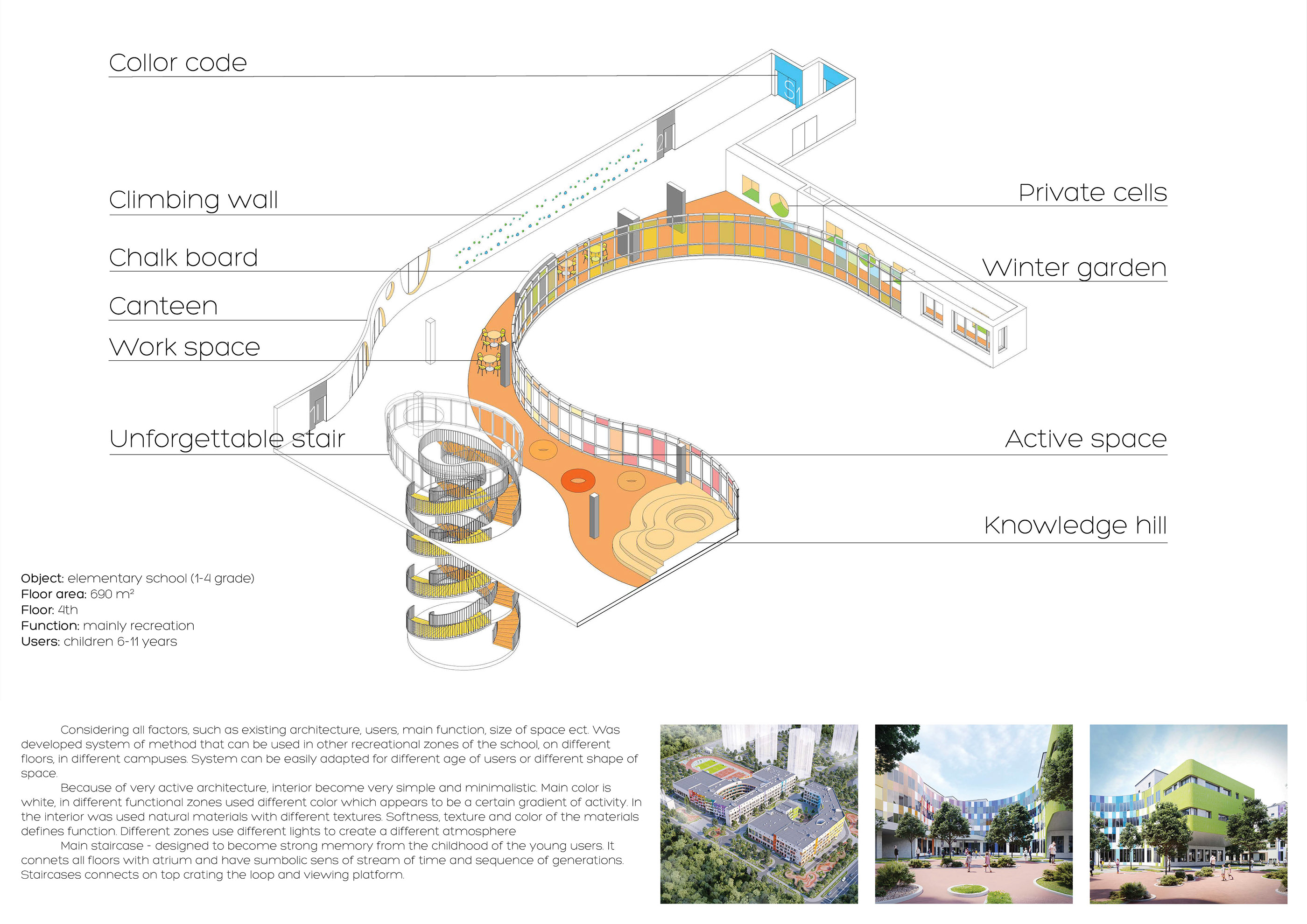 乌克兰公立学校娱乐厅设计-1