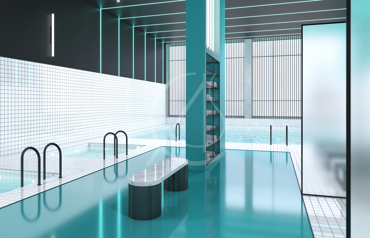 女士健身中心室内设计-25