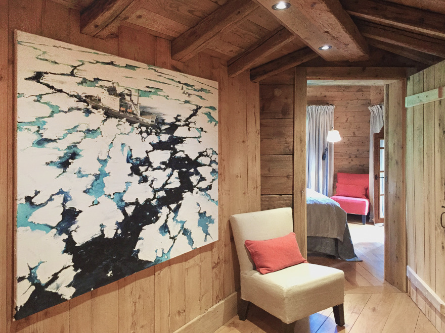 自然元素打造的阿尔卑斯山居设计-22