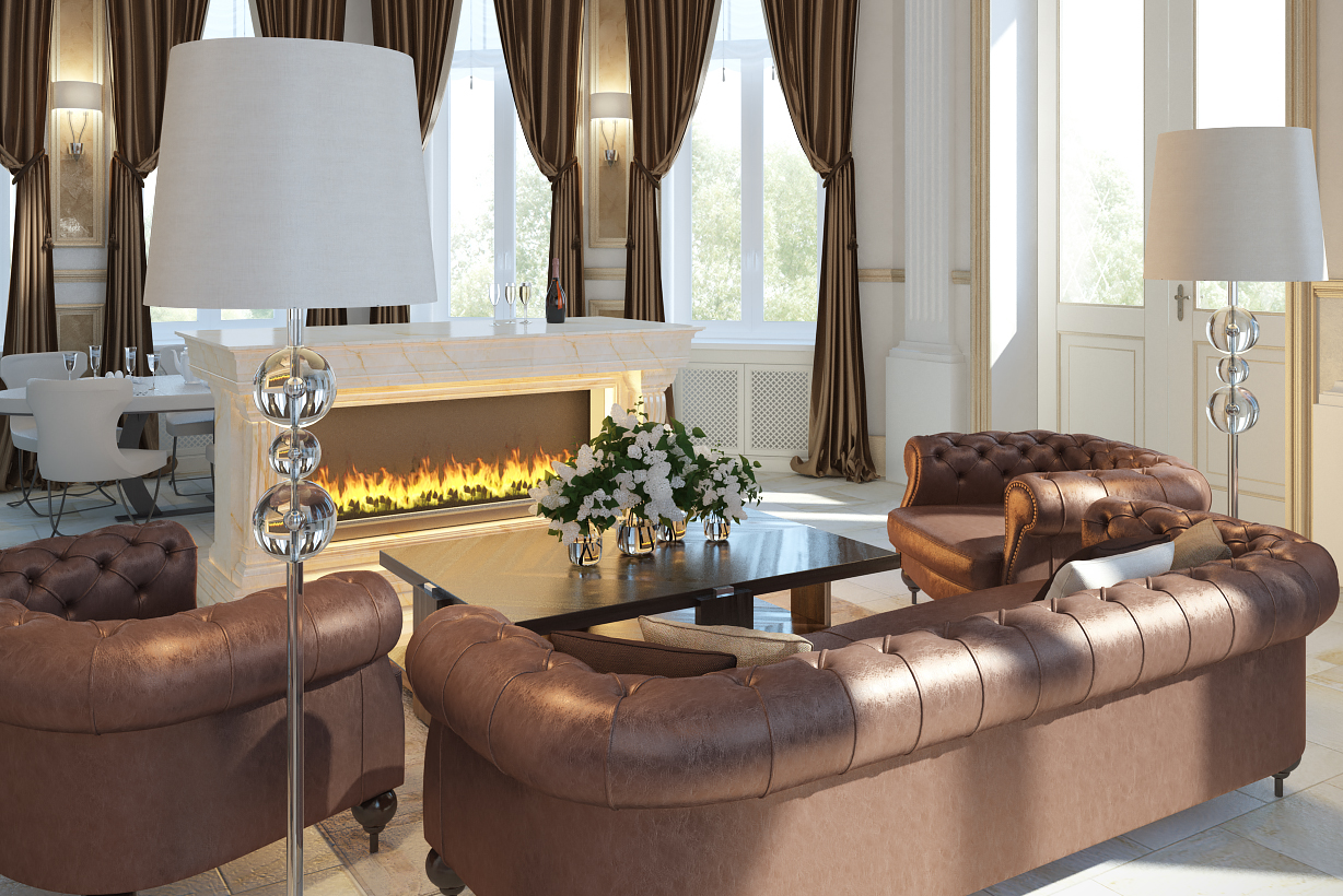 乡间别墅泳池休闲室-2