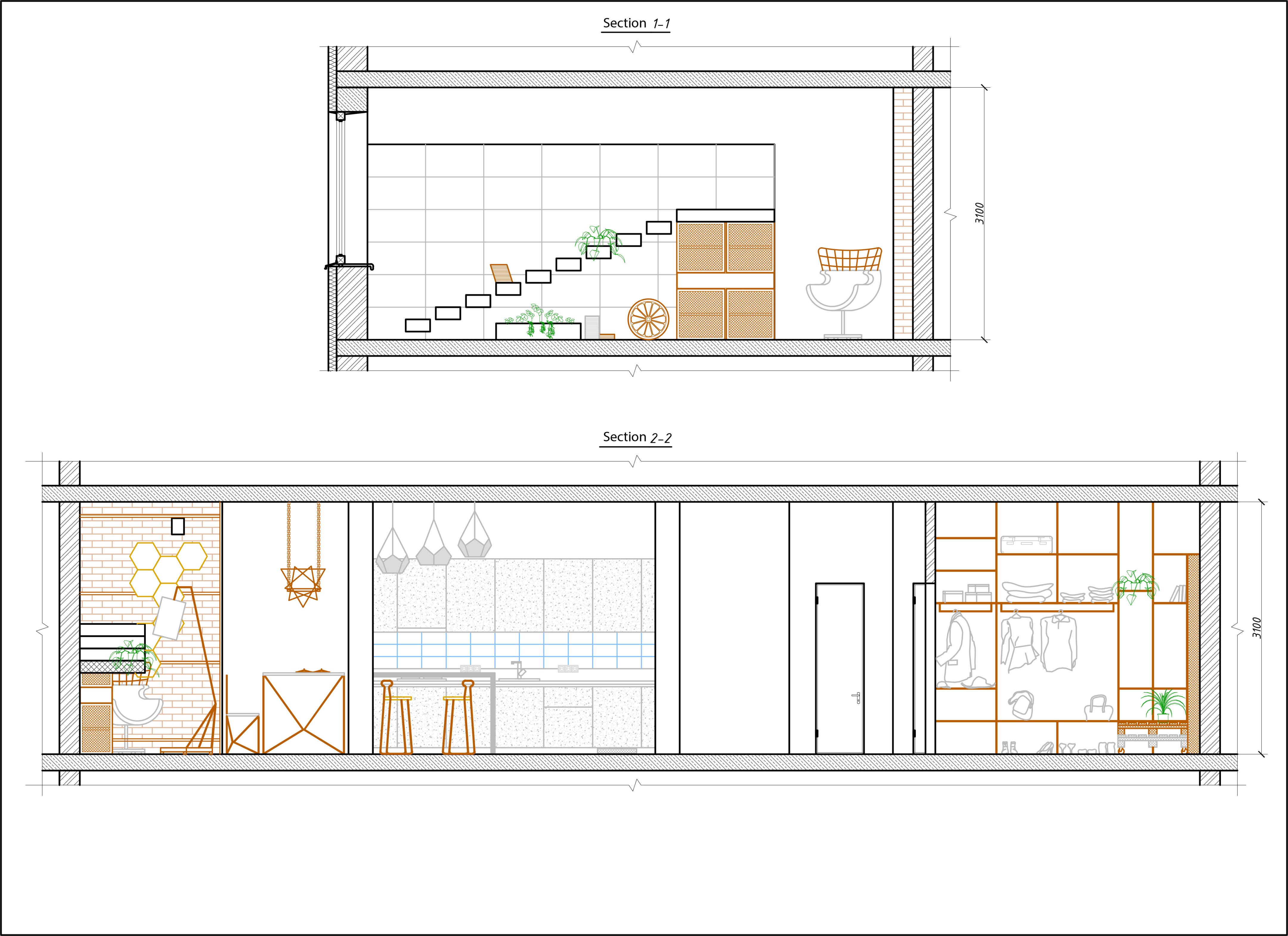 乌克兰"太阳之屋" | 融合波斯文化与现代设计的住宅空间-171