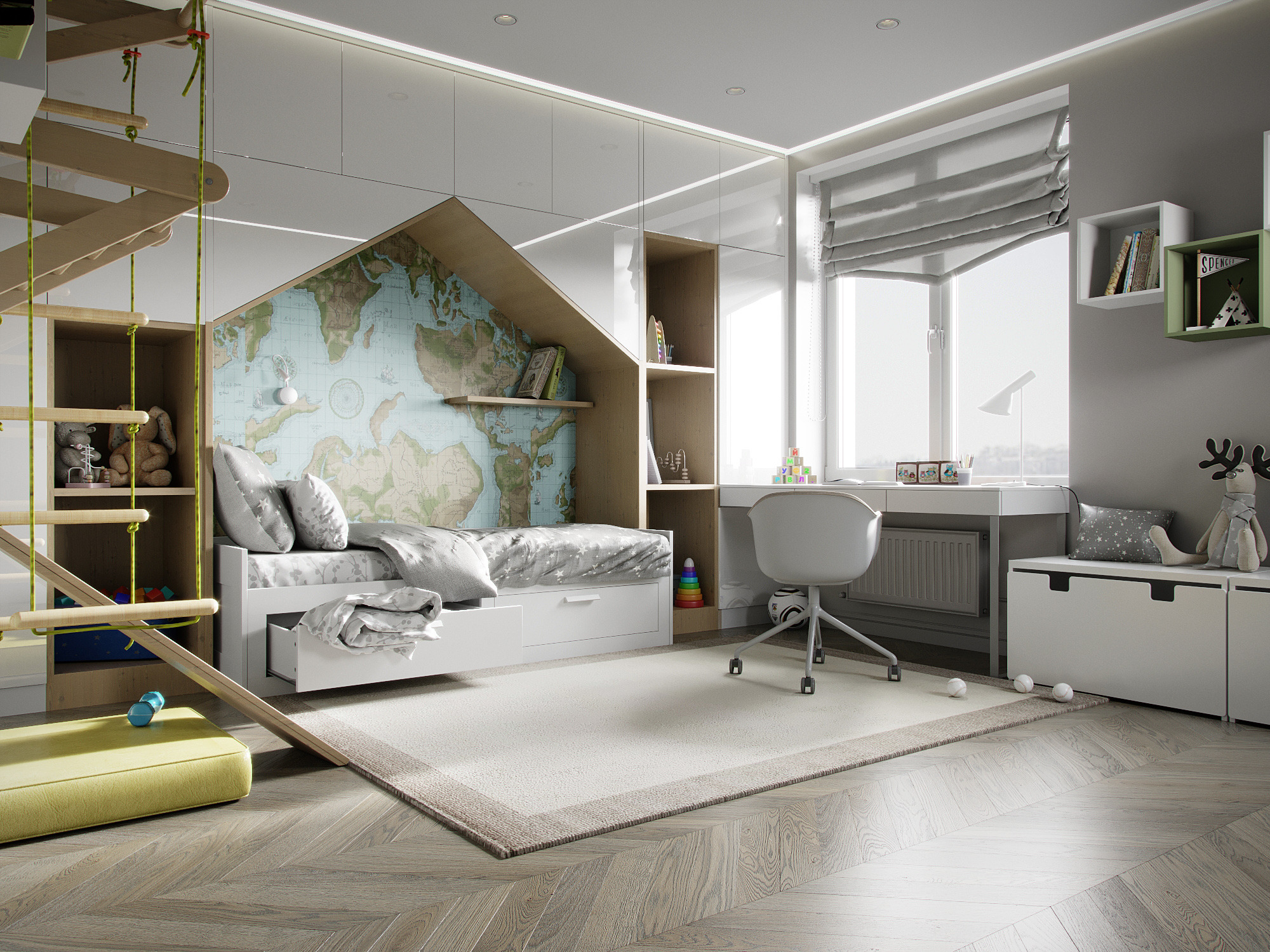 春日轻盈蓝调空间，细节尽显魅力-21