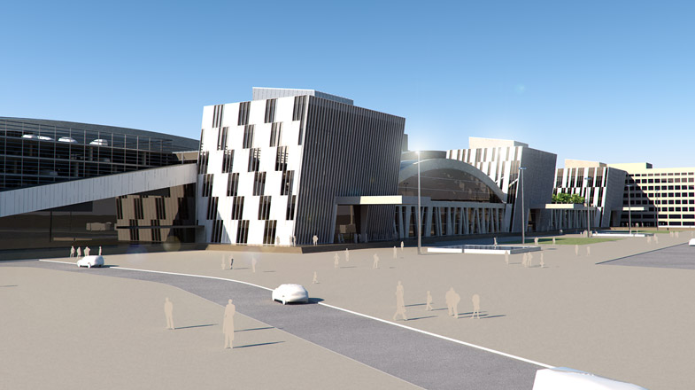 Minsk·Central(梦幻透明屋顶下的 Minsk 中央车站综合体)-1