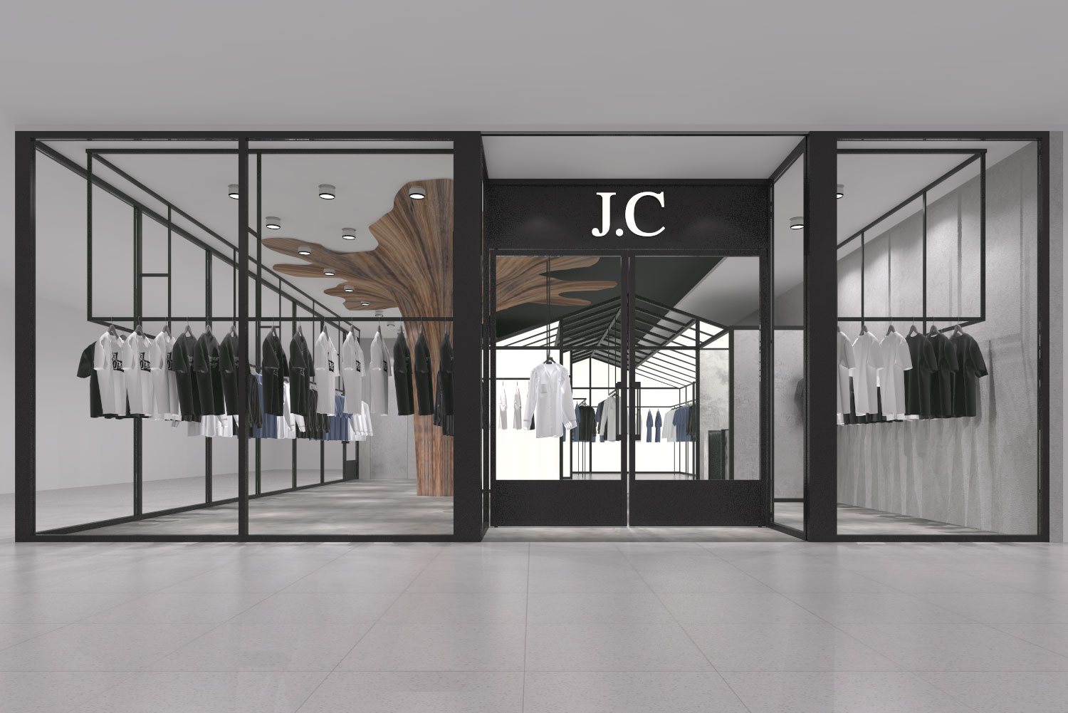 2016 年完成的 J.C Store 购物商场室内设计案例-1