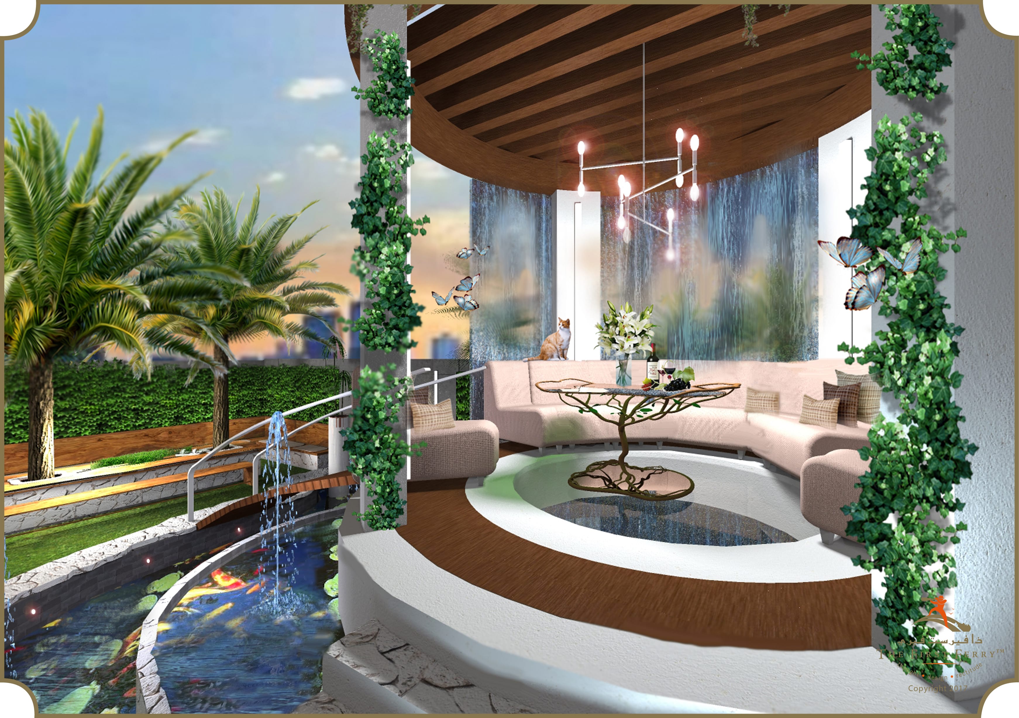 阿联酋沙迦别墅 | 现代与自然的和谐共生-5