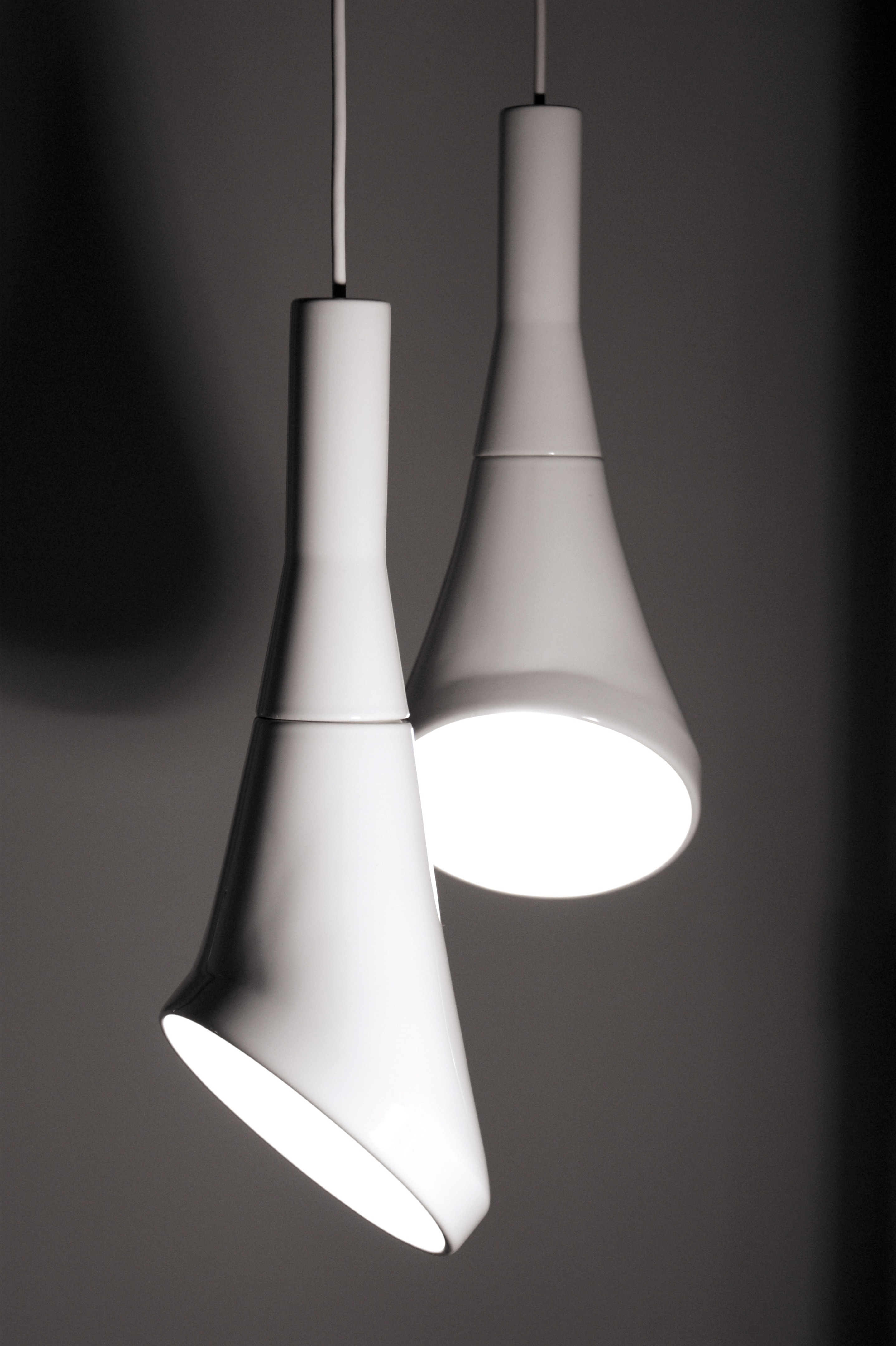 白噪声吊灯 | 极简纯白,雕塑般的照明设计-15