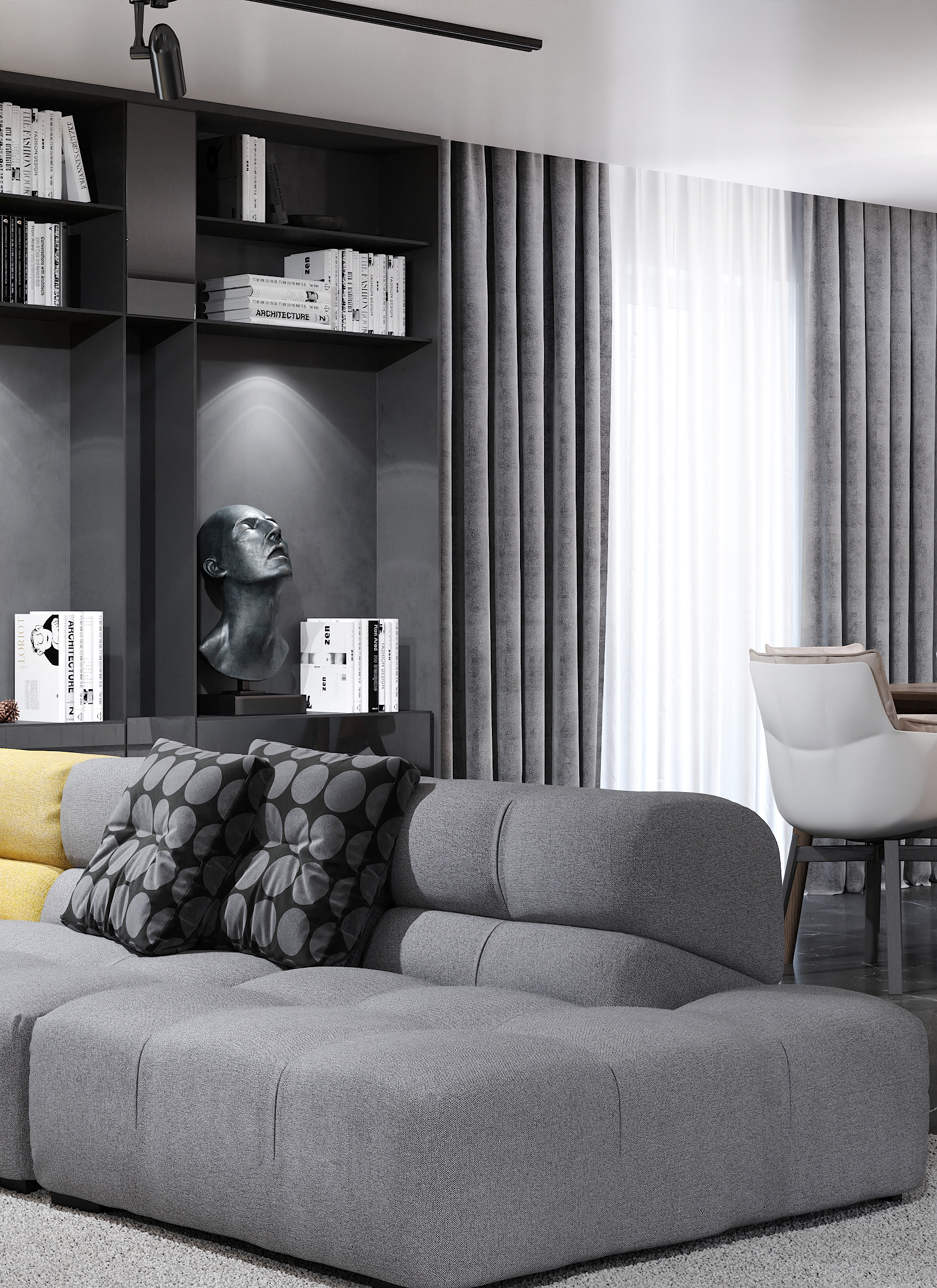 意式极简家居风，演绎 83 平米空间魅力-2