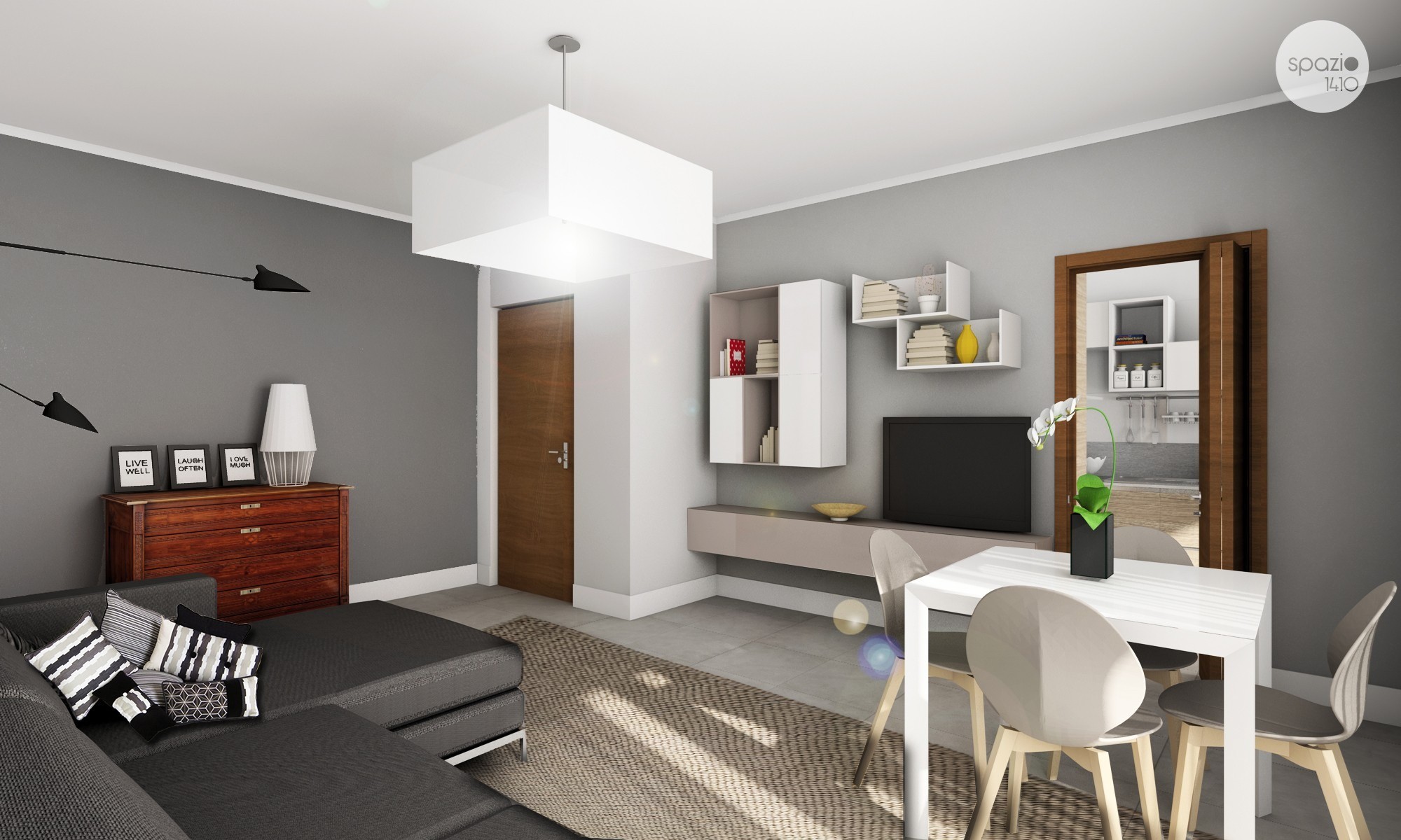 2014 年现代经典公寓设计案例 | 卧室配独立浴室，主次分明-44