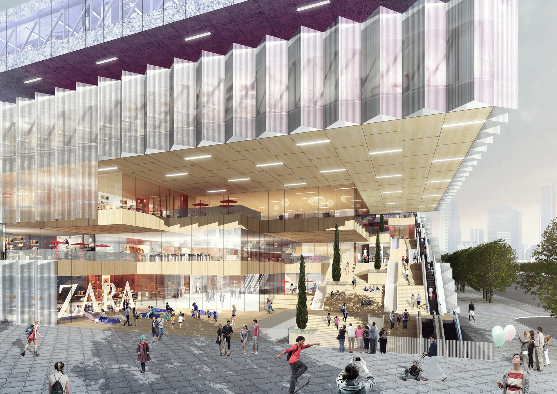 超级赛道 | 集成购物、娱乐与运动的创新设计-8