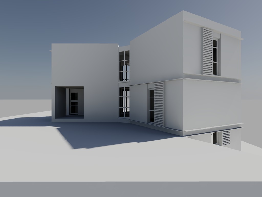倾斜地块上的现代住宅设计-11