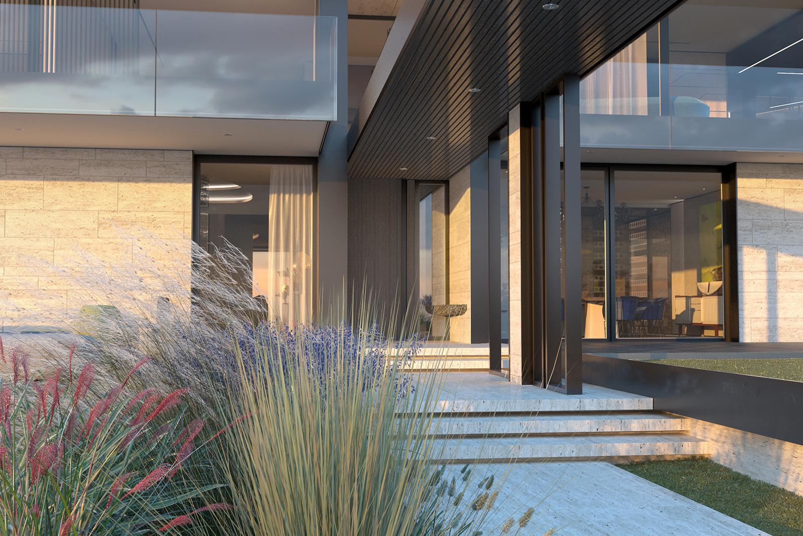 奥地利现代别墅设计与艺术融合-17