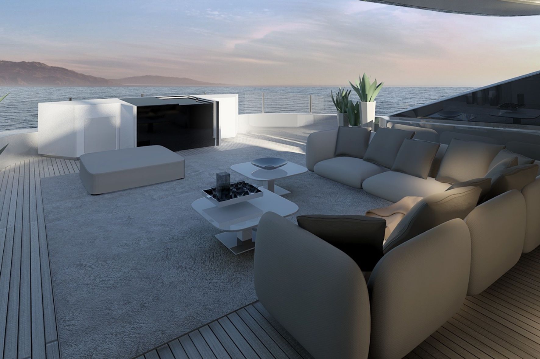 船舶室内设计团队打造 50 米豪华游艇内饰-39