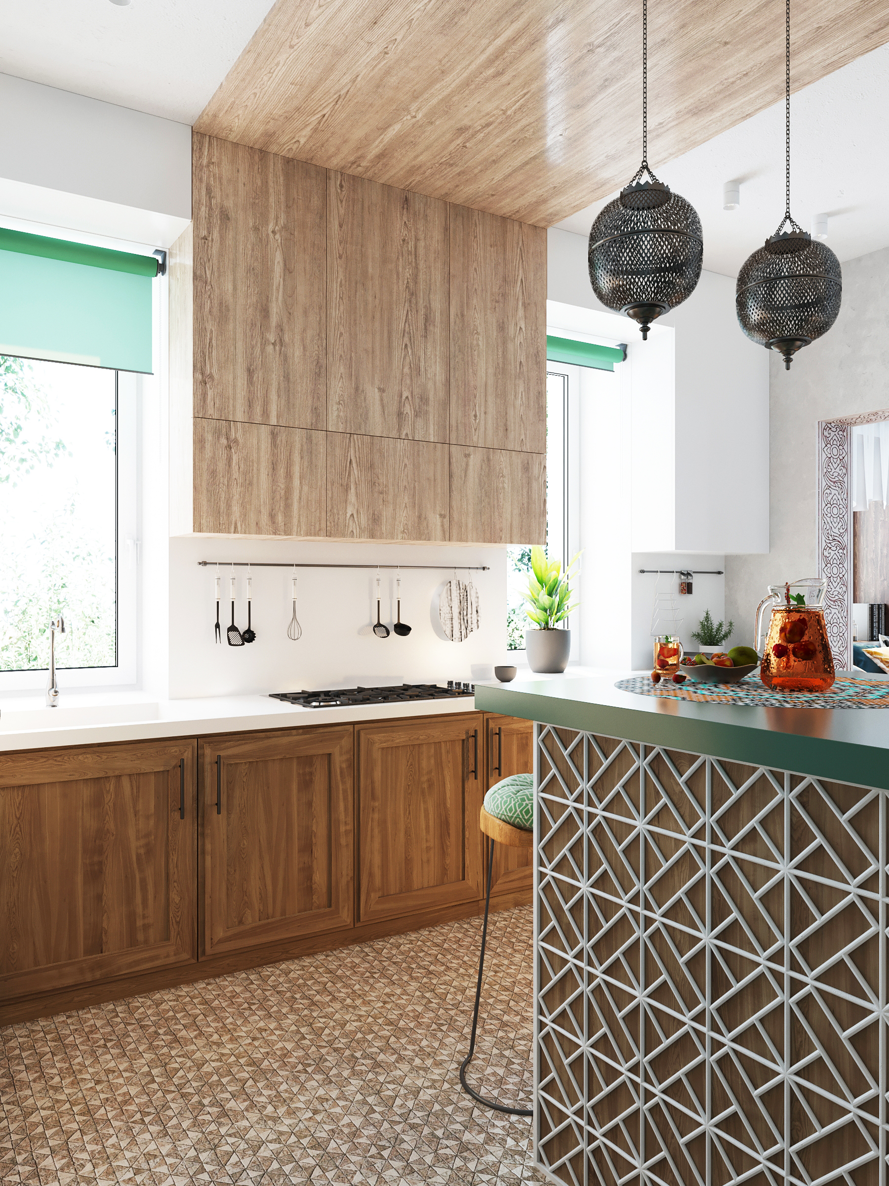 House. Moroccan motifs - 1nd floor-4