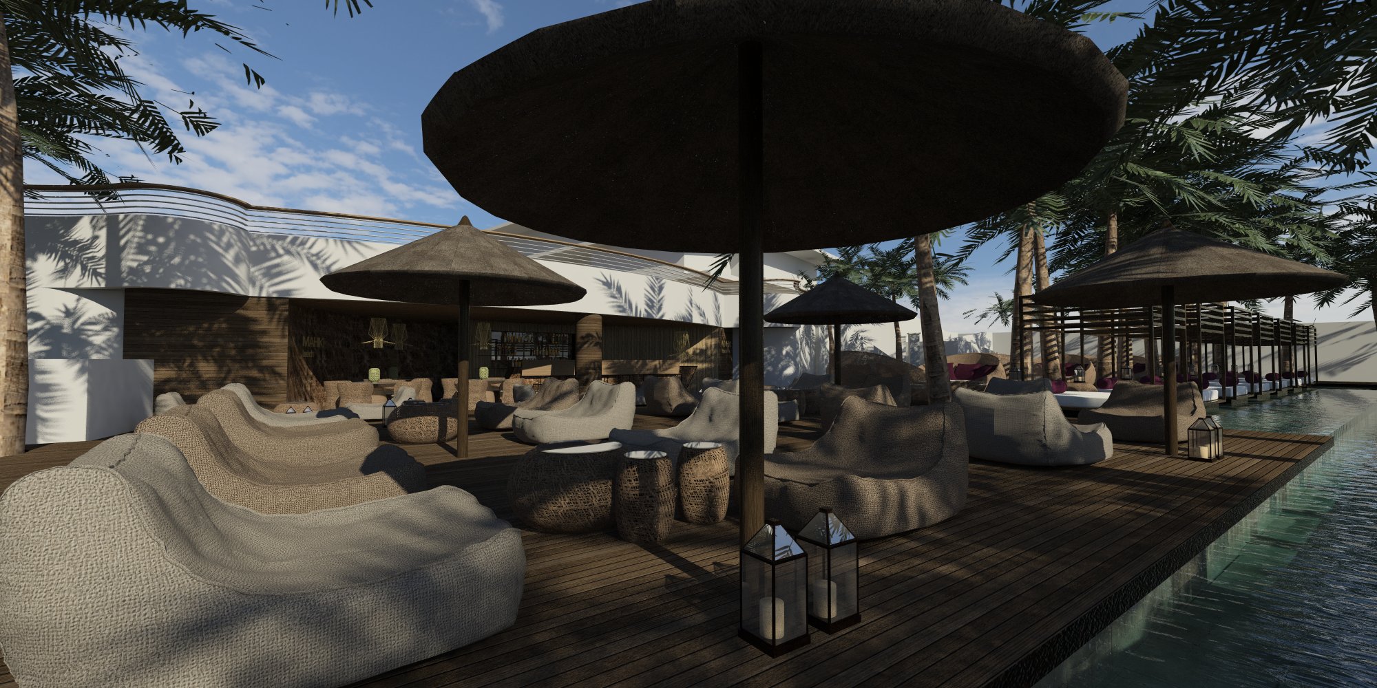 迈阿密 Mahiki 酒吧——2015 年沙滩设施设计佳作-2