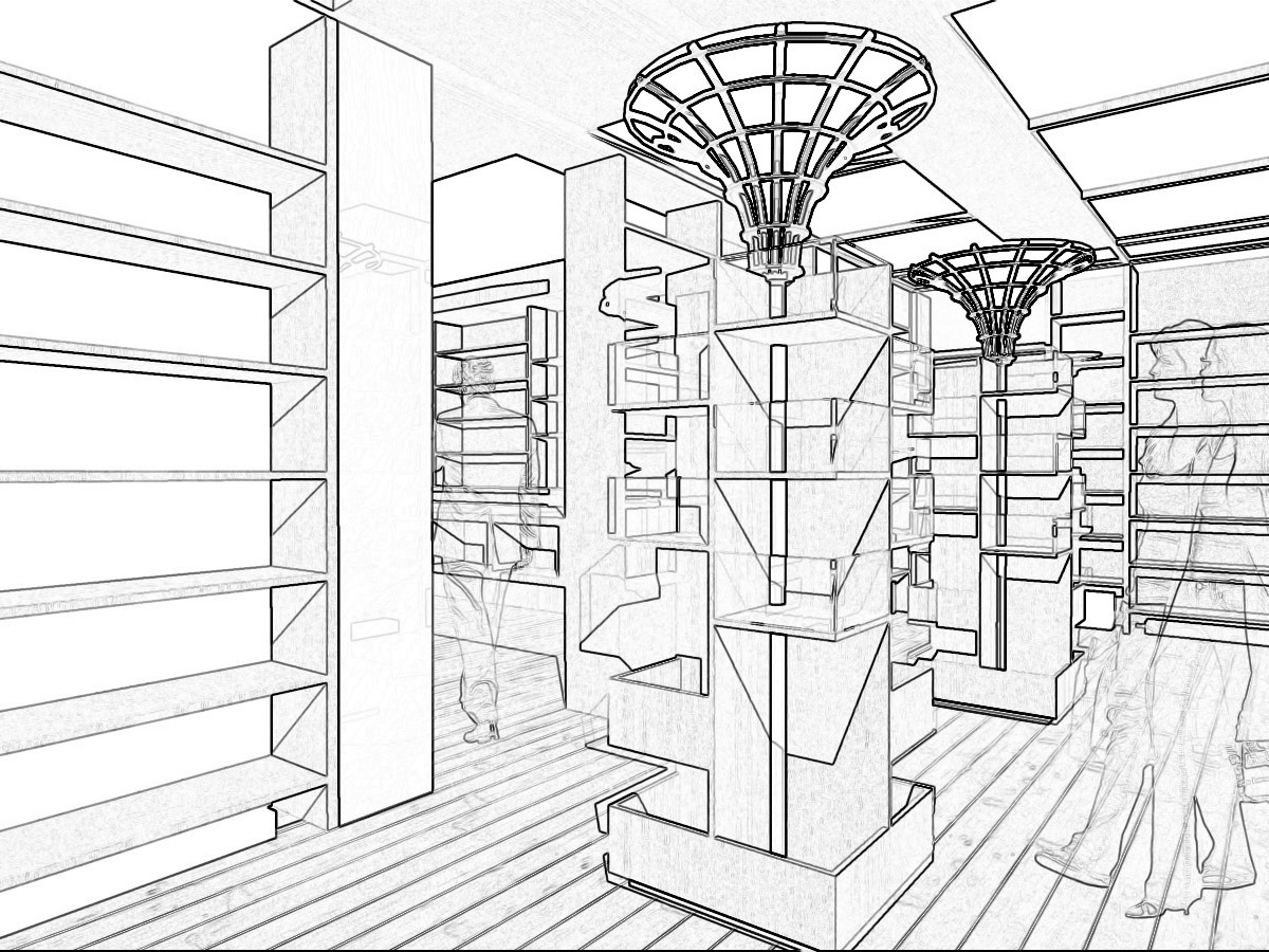 米斯克斯美食店室内设计-11