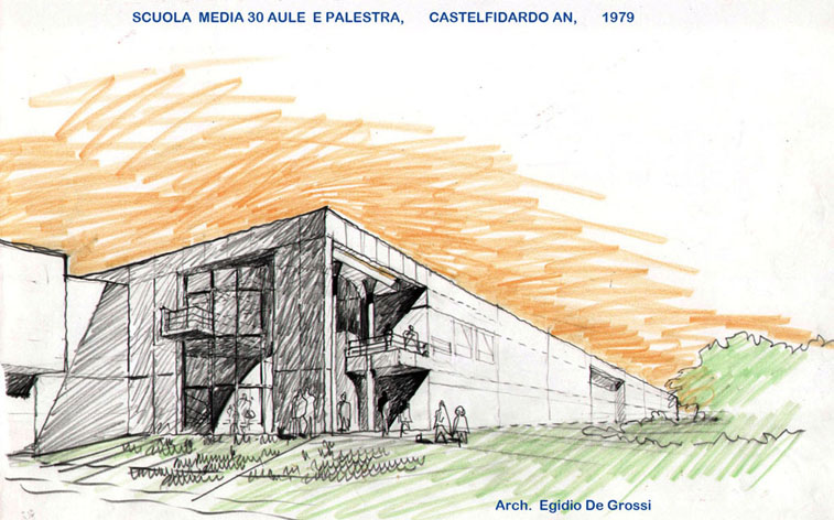 1979 年未实现的校园设计 | 30 教室与集体活动区的综合体-5