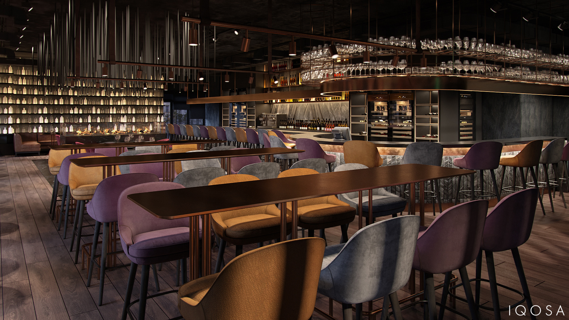 欧式高档餐厅 | 自然材料与精致设计的完美融合-11