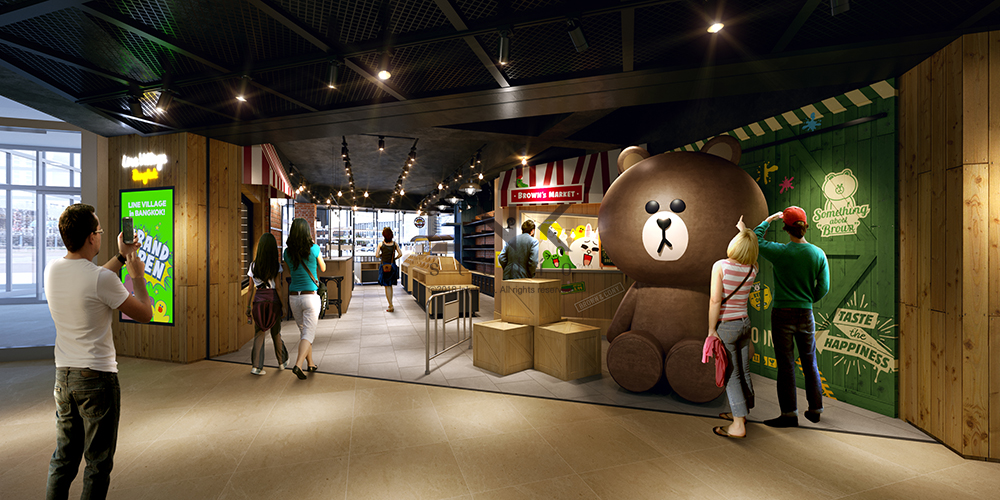 曼谷 LINE Village 商店，打造泰式居家风格-0