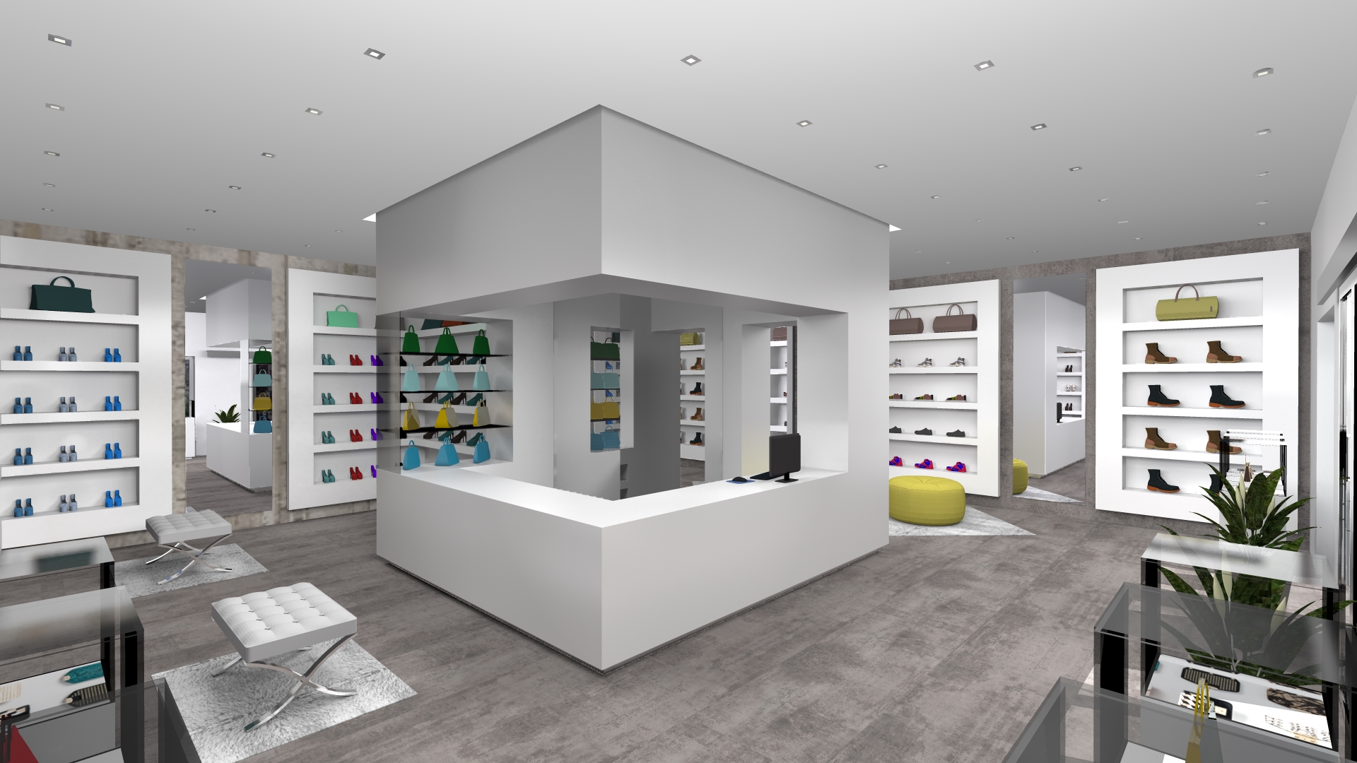 定制鞋店的室内设计魅力（Render · Interior Design）-1