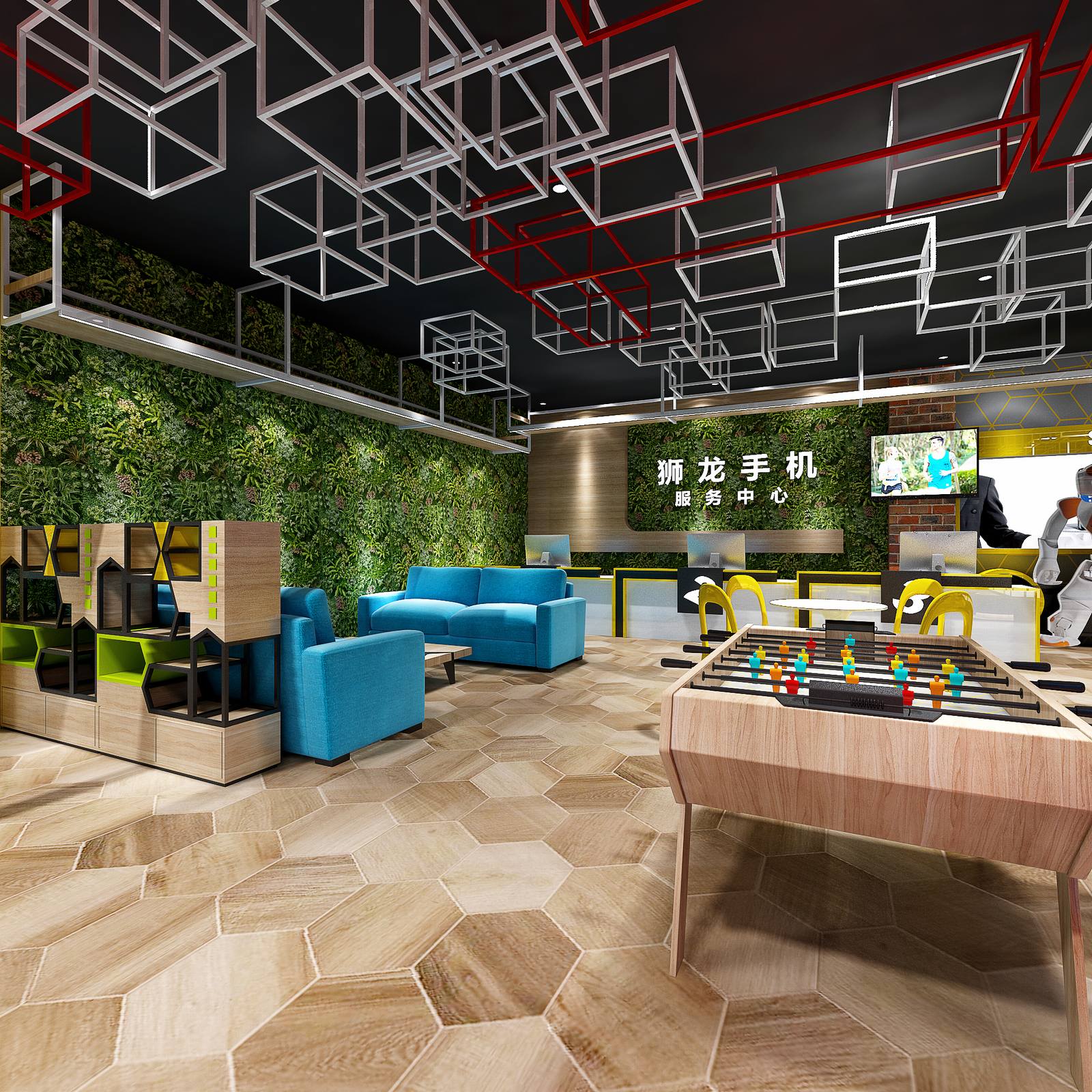 无影空间设计 · 乔威胶州狮龙世纪临街融合店-6