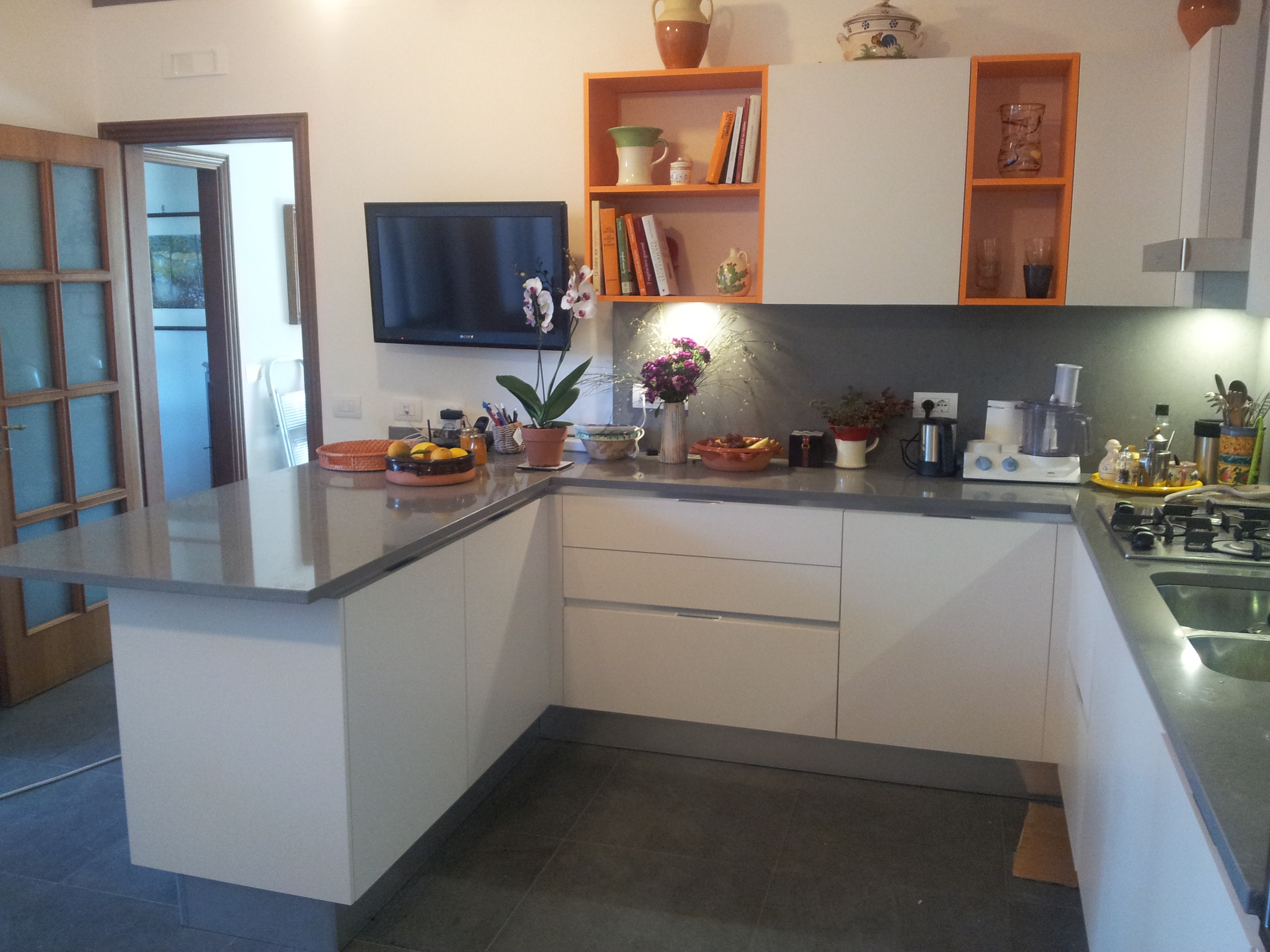 私人住宅厨房客厅翻新设计-10