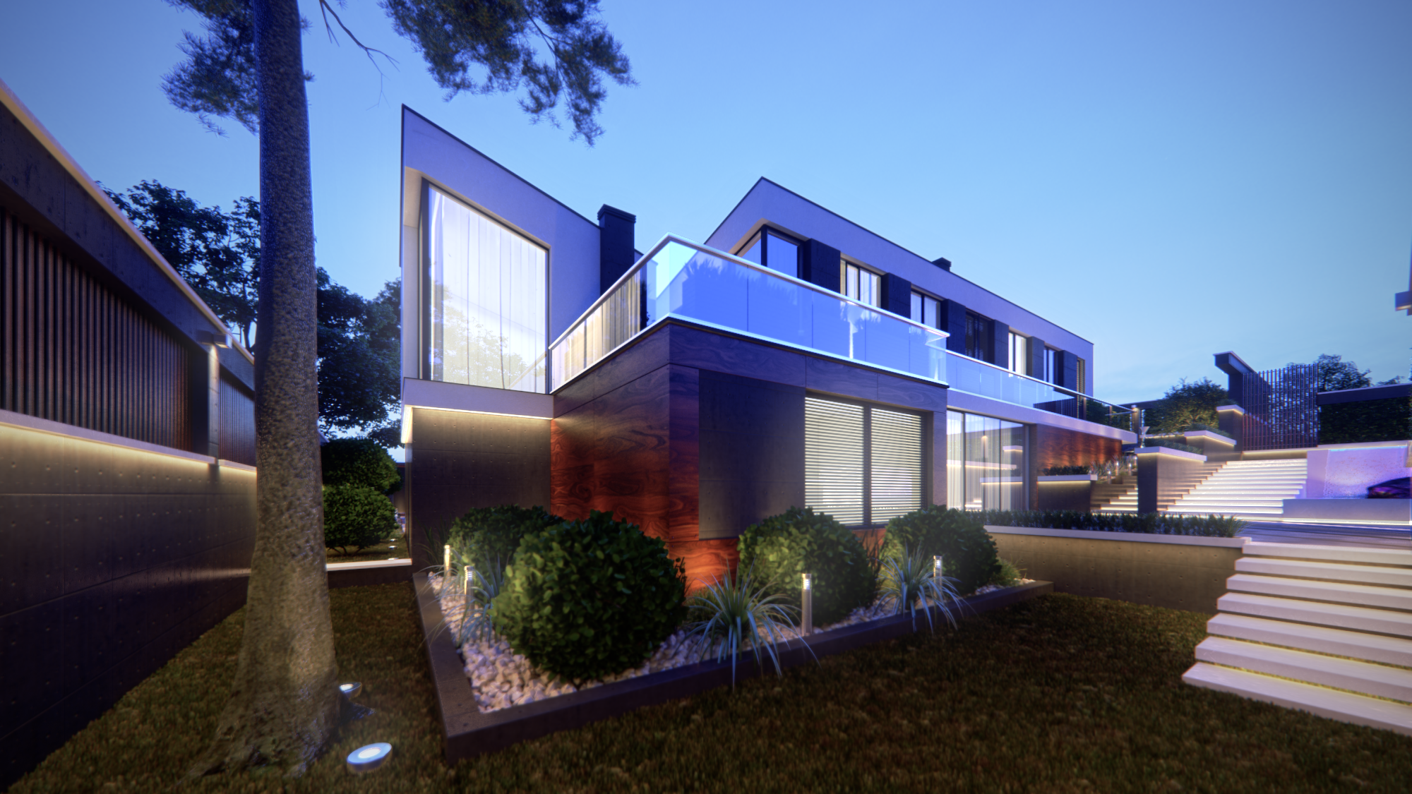 Hill House（山间豪华现代住宅）-1