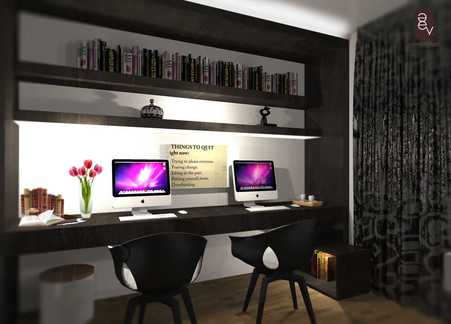 黑白极简别墅设计，展现空间纯粹之美-8