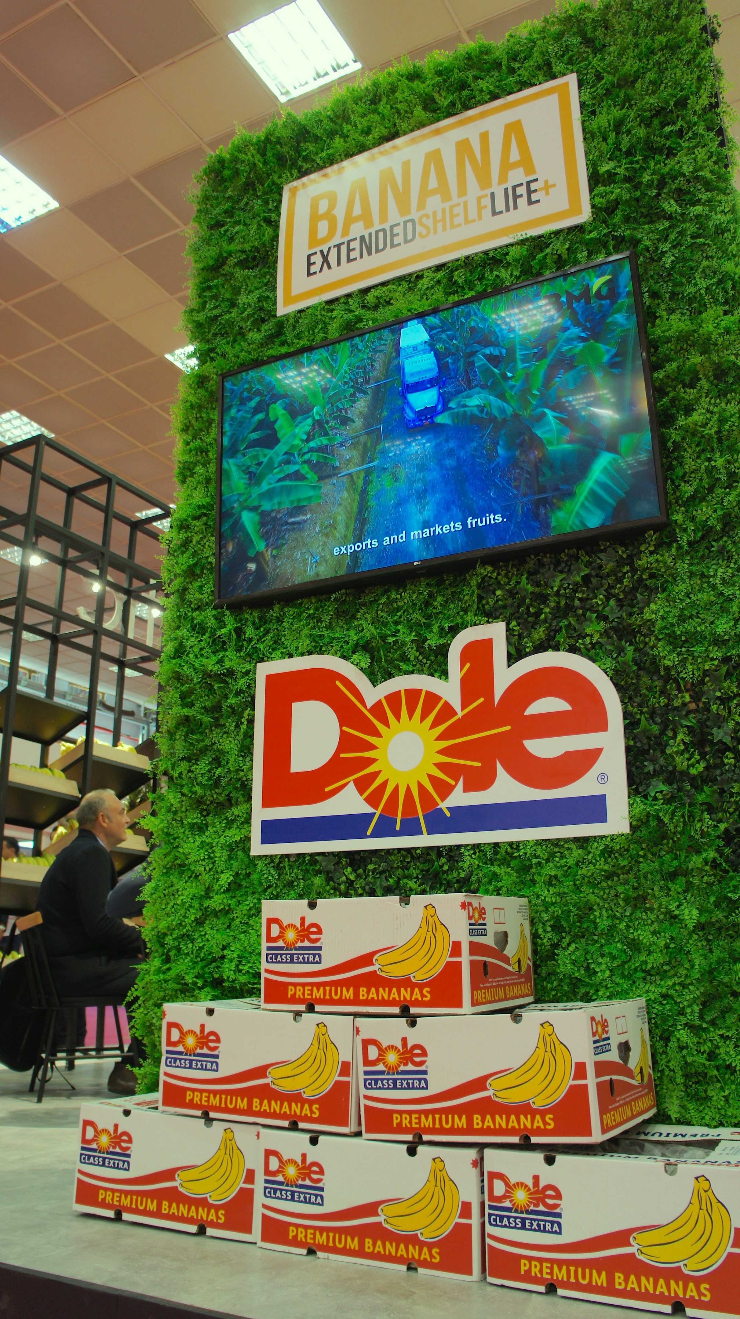 2018 年完成的垂直花园墙展览设计-6