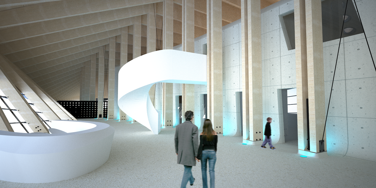 波浪形游泳馆设计-3