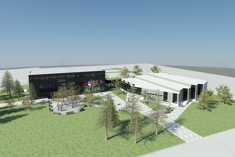 新建专业技能培训中心,展现现代教育空间设计-0