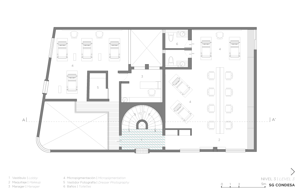 墨西哥城 Silvia Galván 康德萨美容院,历史与现代的完美融合-22