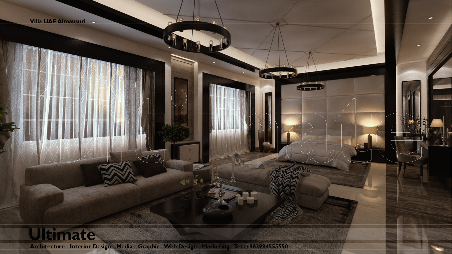 阿联酋 Almansuri 别墅室内设计案例分析-13